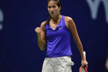 Фотография к новости: Жибек Куламбаева в паре латвийкой Дарьей Семинистой завоевала  титул в Германии