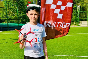 Фотография к новости: Юный казахстанец претендует на участие в мировом финале гонок дронов