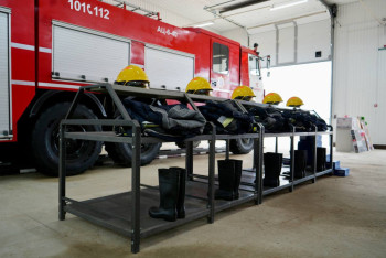 Фотография к новости: Защита приходит в сёла: в Атырауской области открыли современное пожарное депо