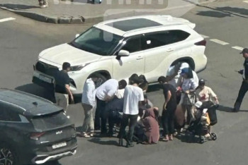 Фотография к новости: Ребенка сбили на перекрестке левобережья Астаны