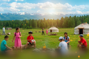 Фотография к новости: В Казахстане построят 50 новых центров отдыха для детей