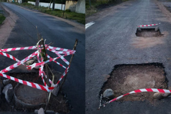 Фотография к новости: Сначала закатали, потом ищут: в Каргалы прокомментировали странный ремонт