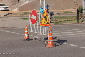 Фотография к новости: В Астане ограничили движение на одной из улиц в связи с ремонтом