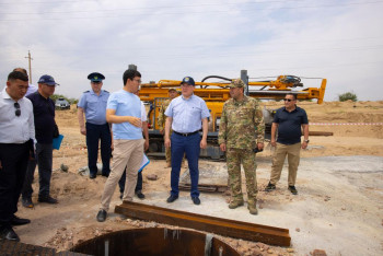 Фотография к новости: В Алатау бурили скважину без разрешений
