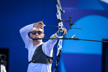 Фотография к новости: Казахстанец стал лучшим в квалификации Кубка Азии по стрельбе из лука