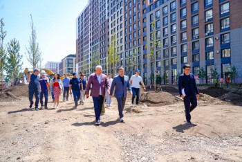 Фотография к новости: На пустырях появятся скверы и зеленые парки в Астане