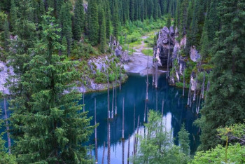 Фотография к новости: В восьми регионах Казахстана улучшают дороги к зонам отдыха