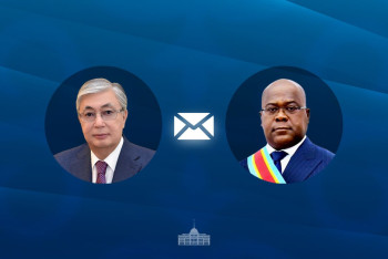 Фотография к новости: Токаев переговорил с Президентом Конго