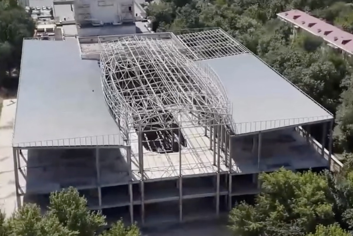  Кадр с видео акимата Шымкента