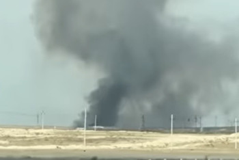 Фотография к новости: Мусорный полигон загорелся в Мангистау