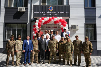 Фотография к новости: В Шымкенте открылся первый в регионе медцентр для спасателей и их семей