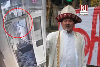 Фотография к новости: Антиядерный активист Амантай қажы столкнул женщину с лестницы