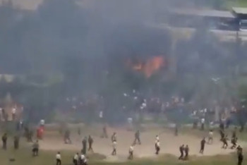 Фотография к новости: Истребитель рухнул на школу в Бангладеше: десятки погибших и раненых