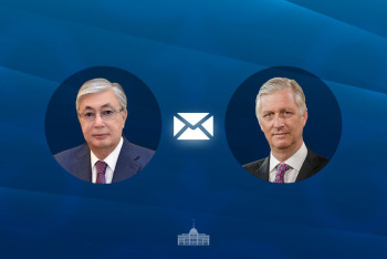 Фотография к новости: Токаев поздравил короля Филиппа с Национальным днем Бельгии