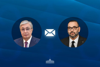 Фотография к новости: Токаев поздравил короля Марокко с национальным праздником