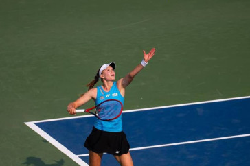 Фотография к новости: Елена Рыбакина пробилась в четвертьфинал Монреаля