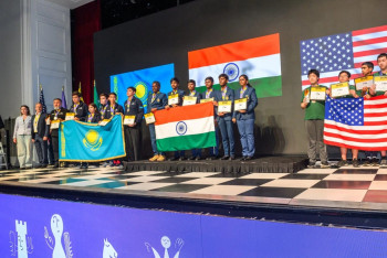 Фотография к новости: Казахстан завоевал серебро на чемпионате мира по шахматам среди школ FIDE-2025