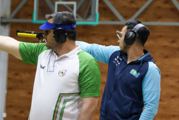 Фотография к новости: Юношеская сборная Казахстана завоевала первую медаль чемпионата Азии по стрельбе