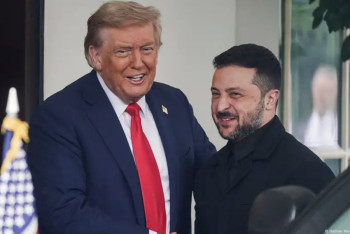 Фотография к новости: Трамп принимает Зеленского и европейских лидеров в Белом доме