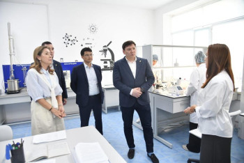 Фотография к новости: В Атырау колледж открыл современный кабинет в честь Года рабочих профессий