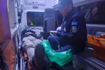 Фотография к новости: Женщина получила травму ноги в горах Алматы