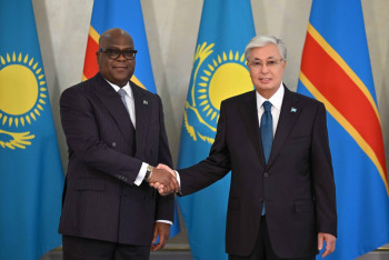 Фотография к новости: Президенты Казахстана и Конго обсудили расширение сотрудничества