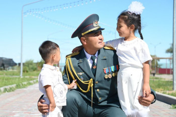 Фотография к новости: Военнослужащие Казахстана отметили День семьи