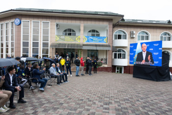 Фотография к новости: Джанни Инфантино поздравил Казахстан с открытием Академии талантов ФИФА