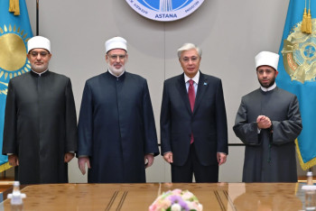 Фотография к новости: Токаев провел встречу с заместителем Верховного имама "Аль-Азхар"