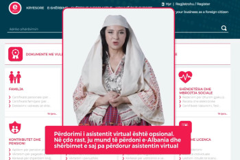 Фотография к новости: Виртуальный министр "Диэлла" впервые выступила в парламенте Албании