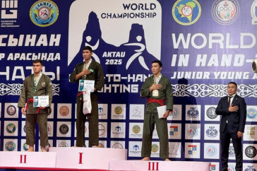 Фотография к новости: "Золото" и "серебро" завоевали казахстанские военные на ЧМ по рукопашному бою