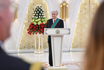 Фотография к новости: Президент Казахстана удостоен высшей государственной награды Италии
