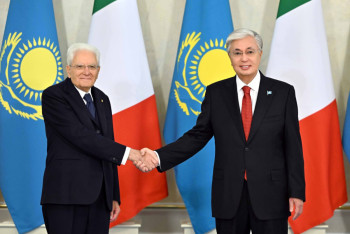 Фотография к новости: Президенты Казахстана и Италии провели переговоры