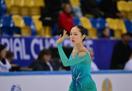 Фотография к новости: Четыре казахстанские фигуристки вошли в топ-10 на Мемориале Дениса Тена