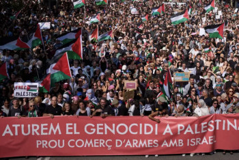 Фотография к новости: В Европе — волна многотысячных акций в поддержку Палестины