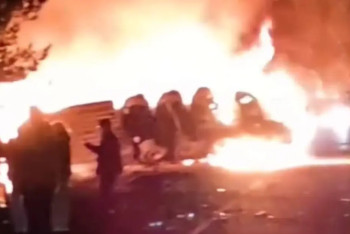 Фотография к новости: Охранник спас водителя из горящей фуры за секунды до взрыва в Абайской области