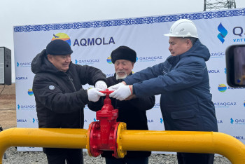 Фотография к новости: Два села Акмолинской области подключены к природному газу