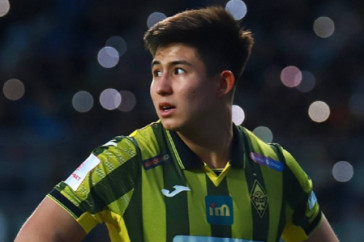 Фотография к новости: Футболист "Кайрата" Дастан Сатпаев пройдет обследование в Катаре