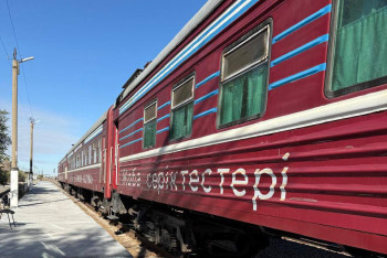 Фотография к новости: Около 3 тысяч жителей области Жетысу получили помощь на медицинском поезде