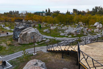 Фотография к новости: В Жетісу создали зеленую зону с живым ландшафтом