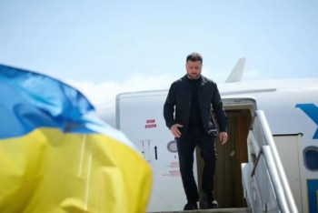 Фотография к новости: Зеленский прибыл в США на переговоры с Трампом