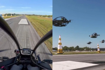 Фотография к новости: В США прошли первые воздушные гонки в формате "Формулы-1"