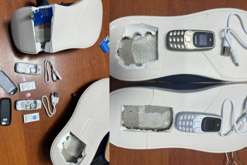 Фотография к новости: В Актюбинской области мужчина спрятал телефоны в подошве и попытался пронести их в СИЗО