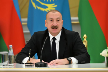 Фотография к новости: Ильхам Алиев высоко оценил уровень казахско-азербайджанских отношений