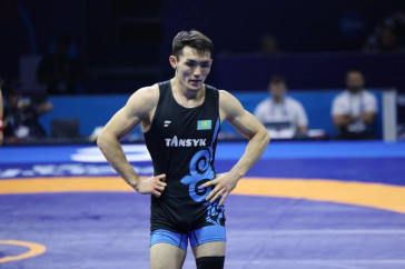 Фотография к новости: Мерей Маулетханов принёс Казахстану первую медаль на ЧМ по греко-римской борьбе