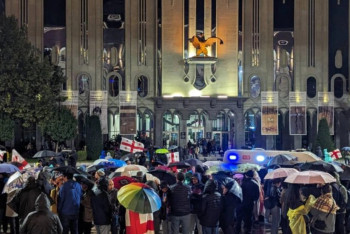 Фотография к новости: Митинг в Тбилиси: полиция задержала около 20 протестующих