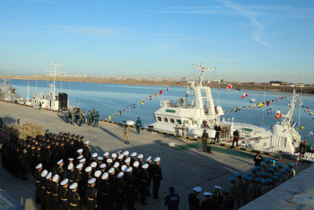Фотография к новости: В Мангистау появились современный центр отдыха и новый корабль охраны