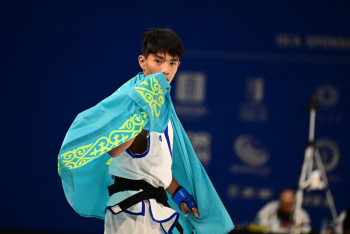 Фотография к новости: "Золото за Казахстан!" Боец Санжар Картай победил на юношеских Азиатских играх в Бахрейне