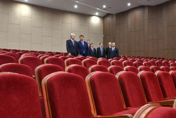 Фотография к новости: Токаев посетил Центр искусств в Кызылорде