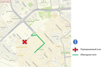 Фотография к новости: В Алматы временно ограничат движение на пересечении улиц Жамакаева и Алдар Косе